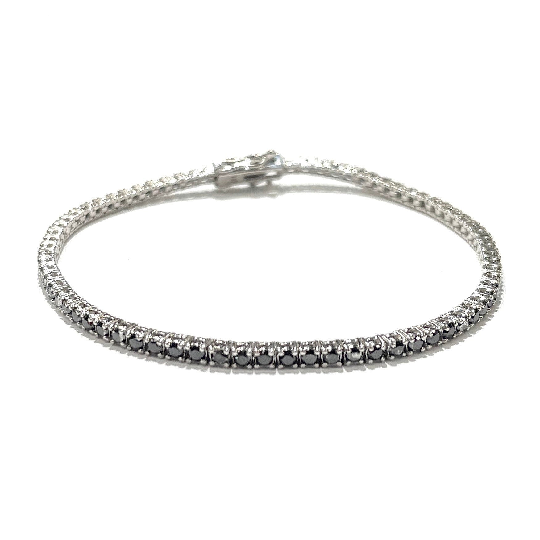 Micro diamond tennis deals bracelet