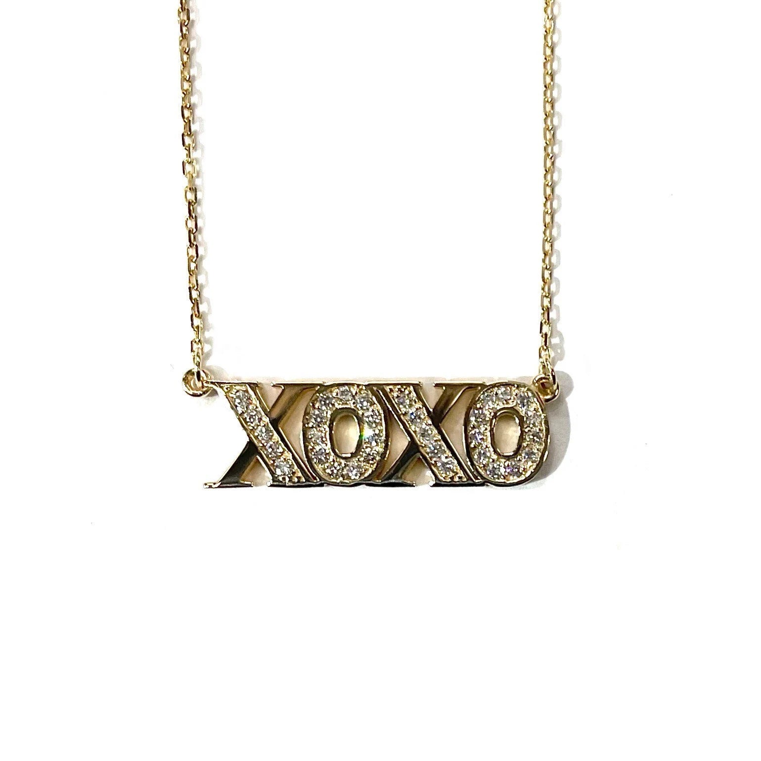 XO Necklace | Hugs and Kisses Diamond Necklace | Liven Fine Jewelry – Liven  Company